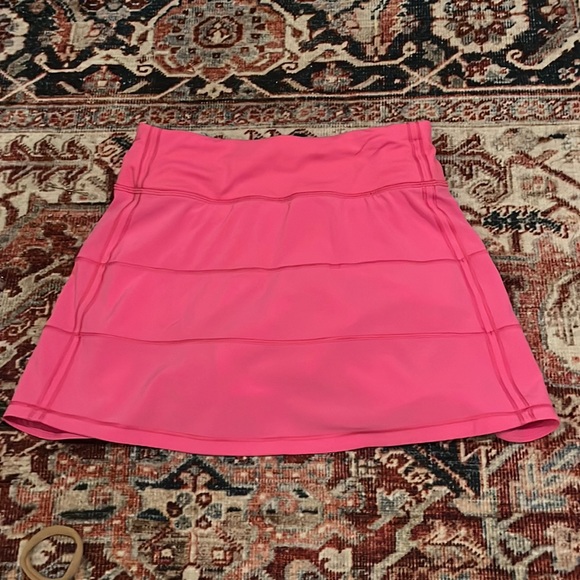 lululemon athletica Skirts Sonic Pink Pace Rival Skirt Long Poshmark